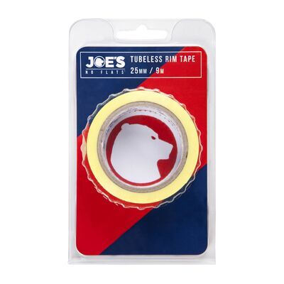 Joe's No Flats Tubeless Rim Tape (9m X 25mm): 9m X 25mm