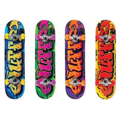 Stateside Enuff Graffiti Mini Skateboard Chinese Maple Board ,ABEC 7 Bearings, 5" HD Trucks 29x7.5"