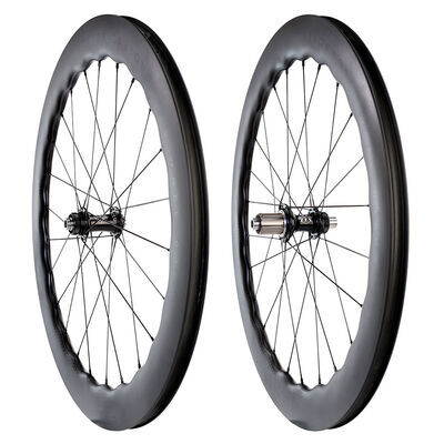 Princeton CarbonWorks Wake 6560 65/60mm deep carbon Disc rim, White Industries Hubs