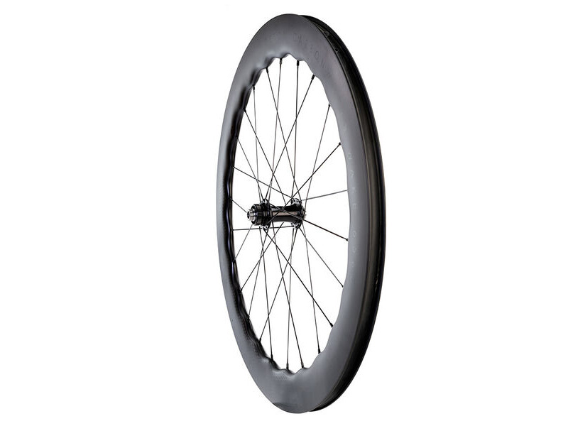 Princeton CarbonWorks Wake 6560 Front 65/60mm deep carbon Disc rim, PCW Hub click to zoom image