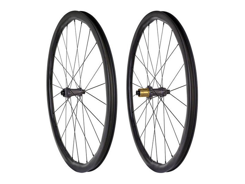 Princeton CarbonWorks Alta 3532 35/32mm deep carbon Disc rim, TACTIC Hubs, Shimano HG click to zoom image