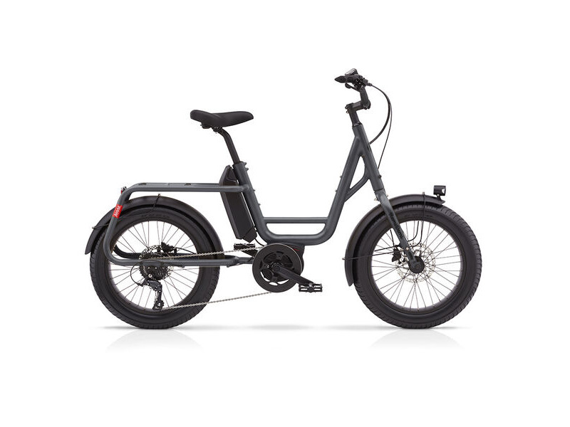 Benno Bikes RemiDemi Performance 1x9sp Cargo Bike, 250W 65Nm Performance Motor, 400Wh battery, Step-Thru frame Anthracite Grey click to zoom image