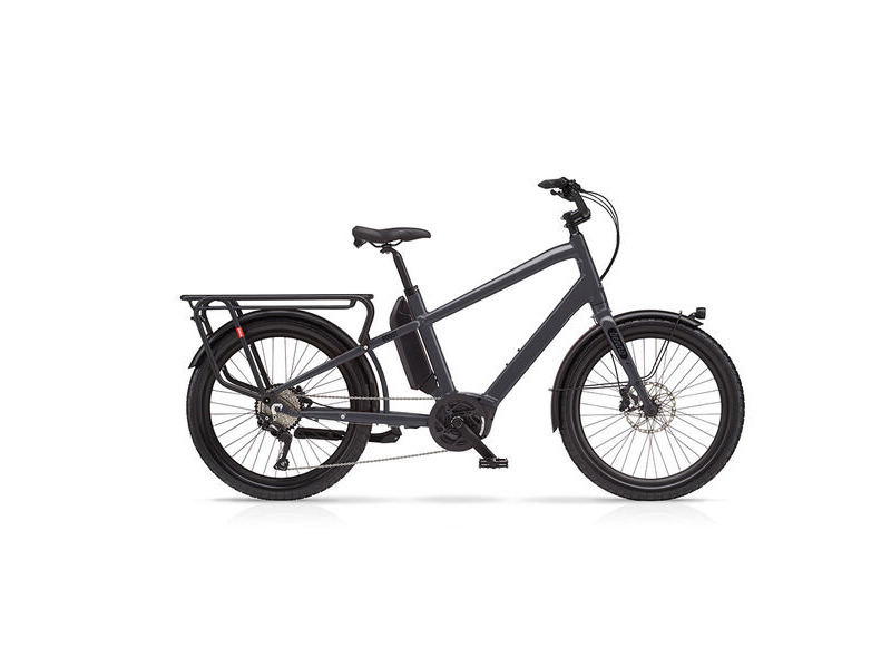 Benno Bikes Boost E Performance Unisex 1x10sp Cargo Bike 250W 65Nm Performance Motor, 500Wh Battery, Low Step Over frame Anthracite Grey click to zoom image