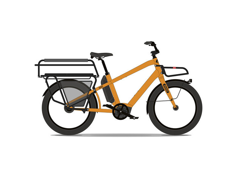Benno Bikes Boost E Performance Fully Loaded Unisex 1x10sp Cargo Bike 250W 65Nm Performance Motor, 500Wh Battery, Low Step Over frame, Fully Loaded Neon Orange click to zoom image
