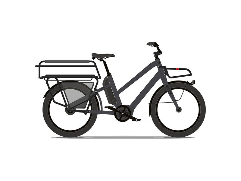 Benno Bikes Boost E CX Step-Thru 1x10sp Cargo Bike CX 250W 75Nm Motor, 500Wh Battery, Step-Thru frame Anthracite Grey click to zoom image